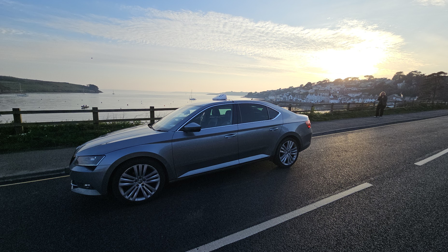 Taxi from St Austell Station to St Mawes Cornwall